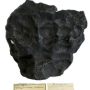 Modèle de la météorite de Chulafinnee, Clairberne, Alabama, USA. Trouvée en 1873.