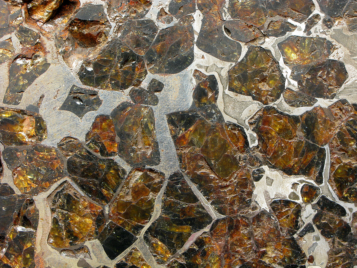 Pallasite Finmarken, Norvège (trouvée en 1902)