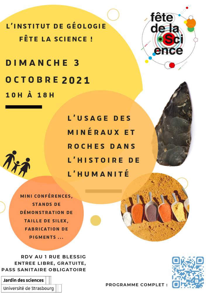 Affiche de l'évènement (Fête de la science 2021)